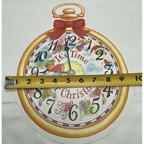 Vintage Paper Magic Group It’s Time For Christmas Die Cut Decoration Paper 12” - Picture 7 of 7